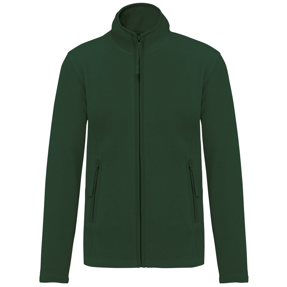 - Microfleece met rits dames - Forest Green