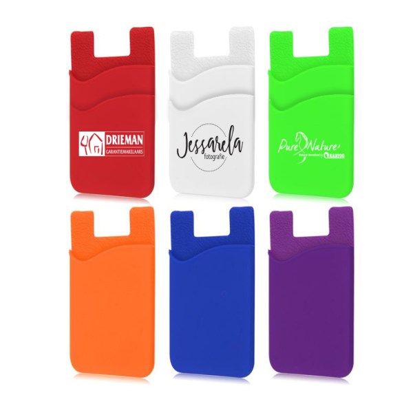 Telefoon kaarthouder met extra opberg vakjes