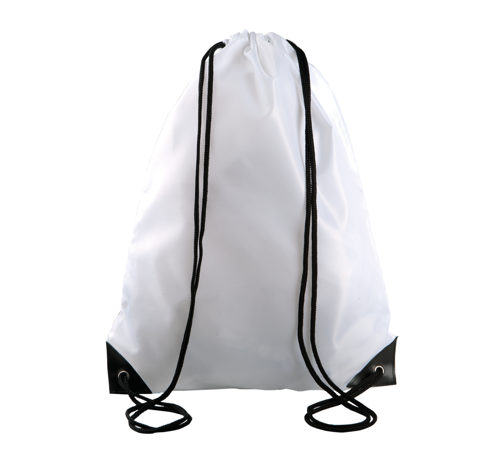 KI0104 - Rugzak met draagkoordjes - White