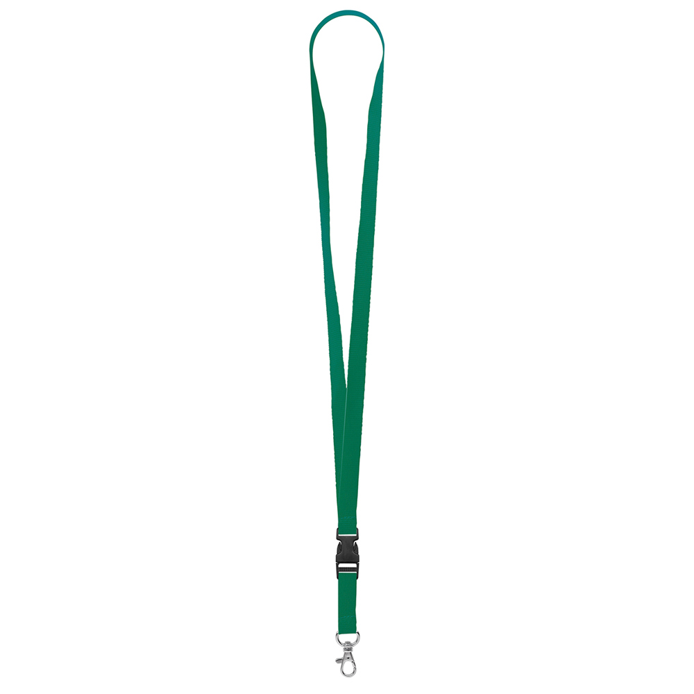Keycord "standaard", breedte 15 mm - Bosgroen