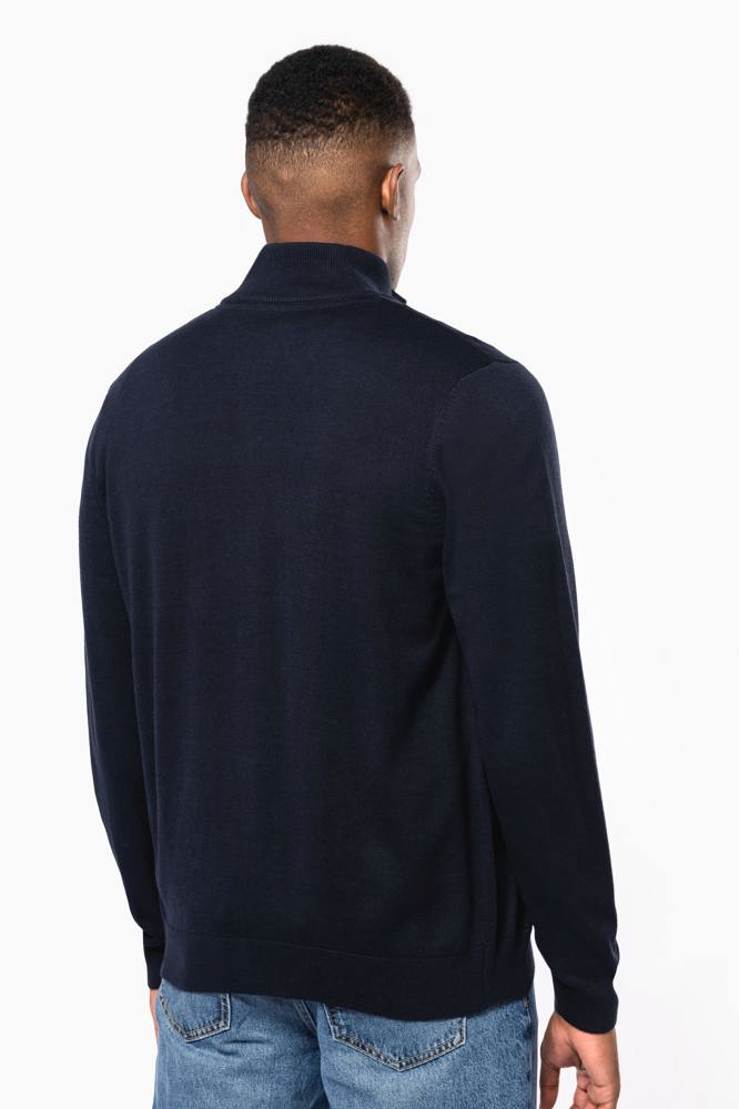 K961 - Heren cardigan met rits