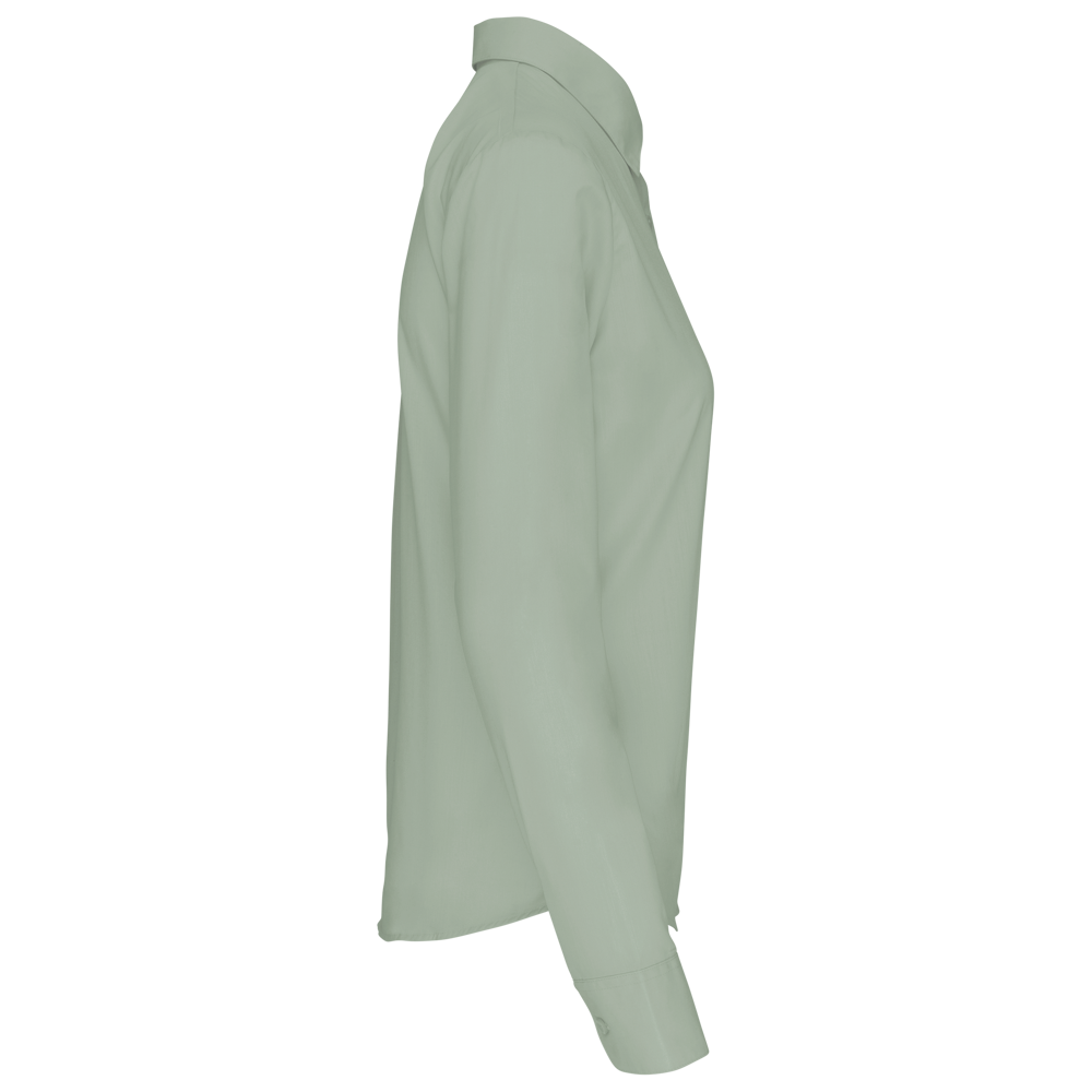 K549C - Overhemd in onderhoudsvriendelijk polykatoen-popeline dames