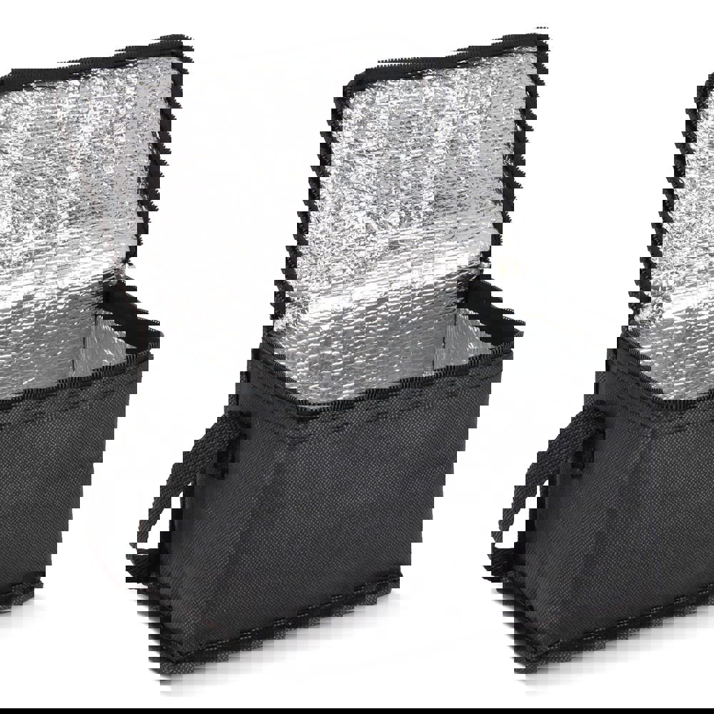 R-PET koeltas voor 6 blikjes, non-woven, 20 x 13 x 12,5 cm, 75 g/m²