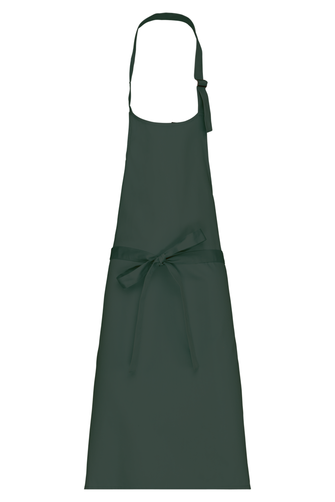 K8000 - Schort van polykatoen zonder zak - Bottle Green