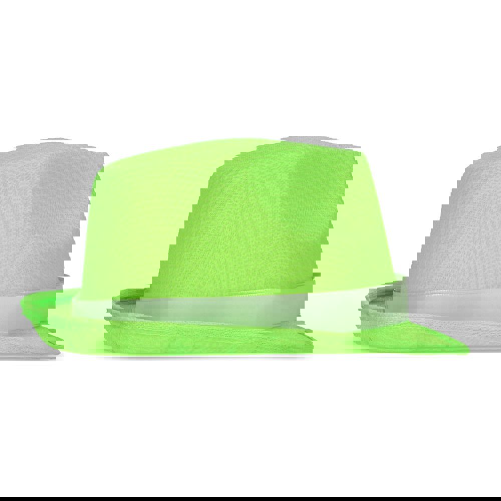 Polyester hoed met band