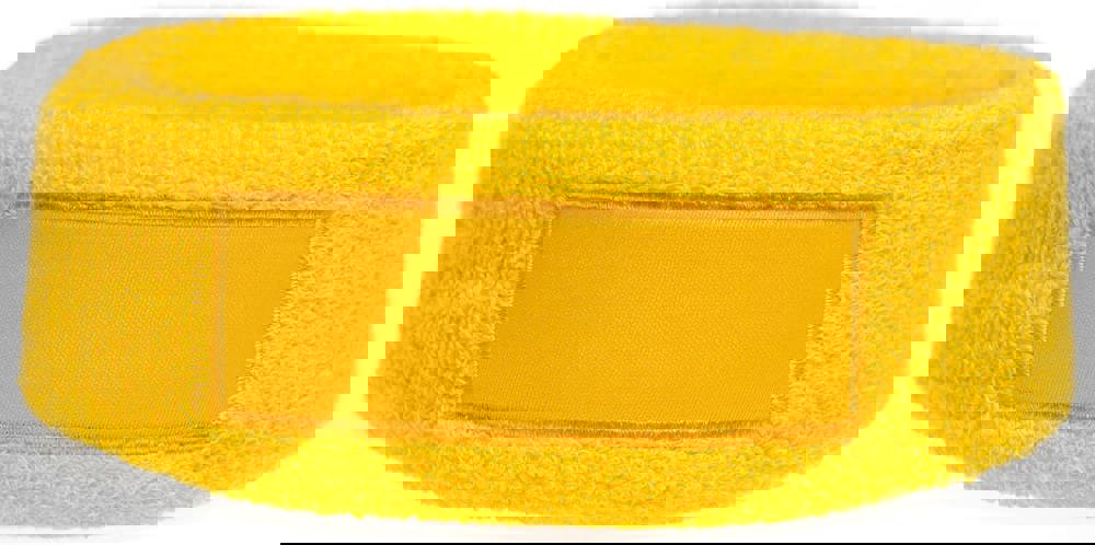 Hoofdband met label - Geel (PMS 101c) / Geel