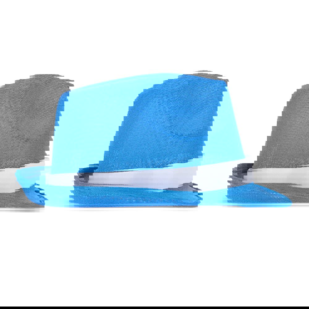 Polyester hoed met band