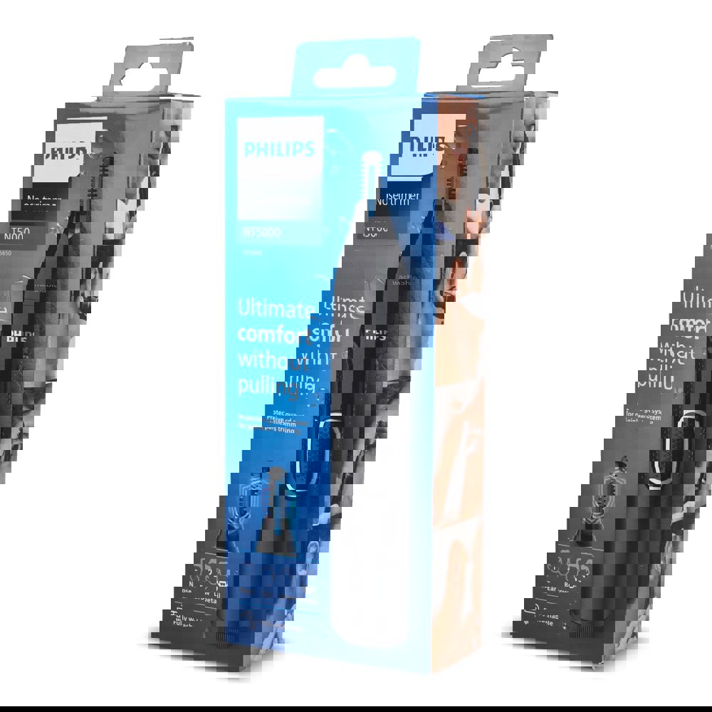 NT5650|Philips Neus-, oor-, wenkbrauwen detailtrimmer met 5 accessoires