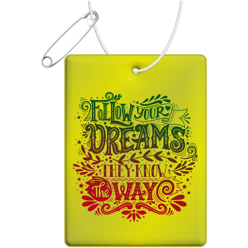 RFX™ H-12 grote rechthoekige reflecterende pvc hanger