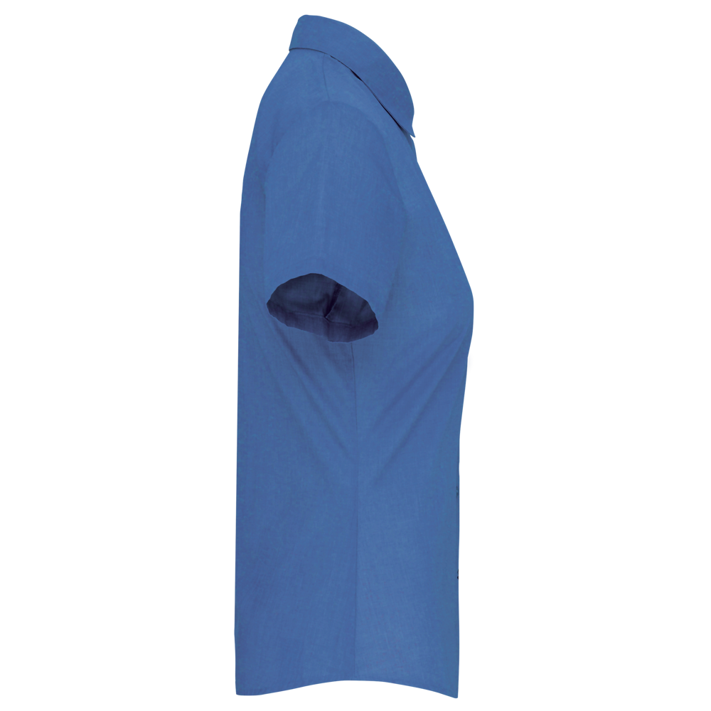 K548C - Overhemd in onderhoudsvriendelijk polykatoen-popeline korte mouwen dames