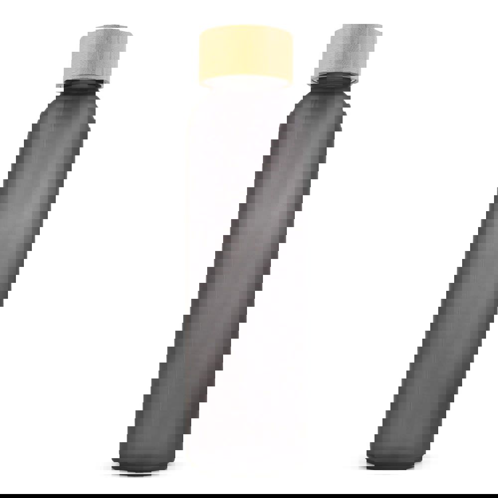 Waterfles glas &amp; bamboe 500ml