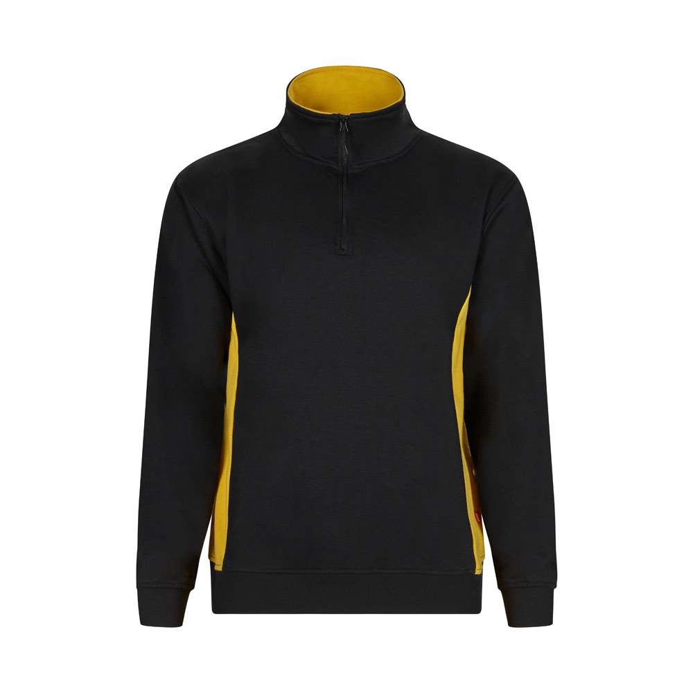 VL SVAROG. Tweekleurig sweatshirt van badstof (260g/m²), van polyester (65%) en katoen (35%)