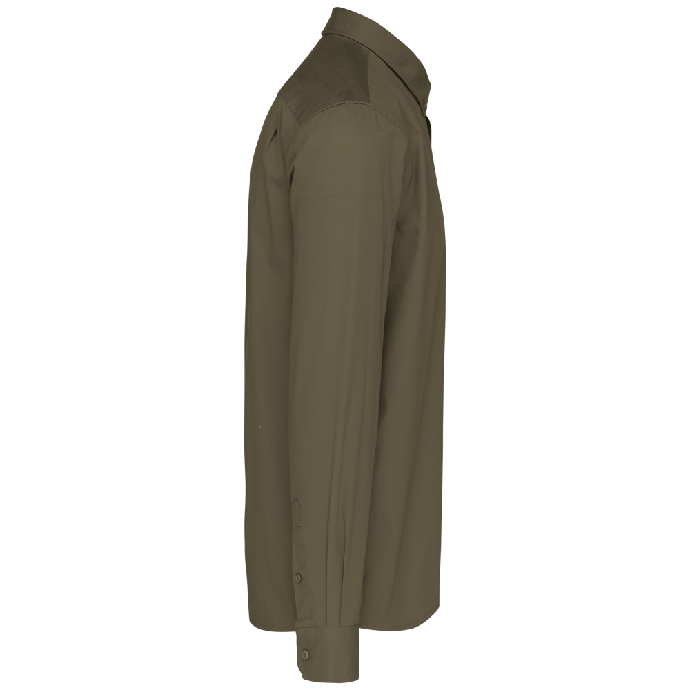 K586 - Herenoverhemd met lange mouwen van katoen Nevada