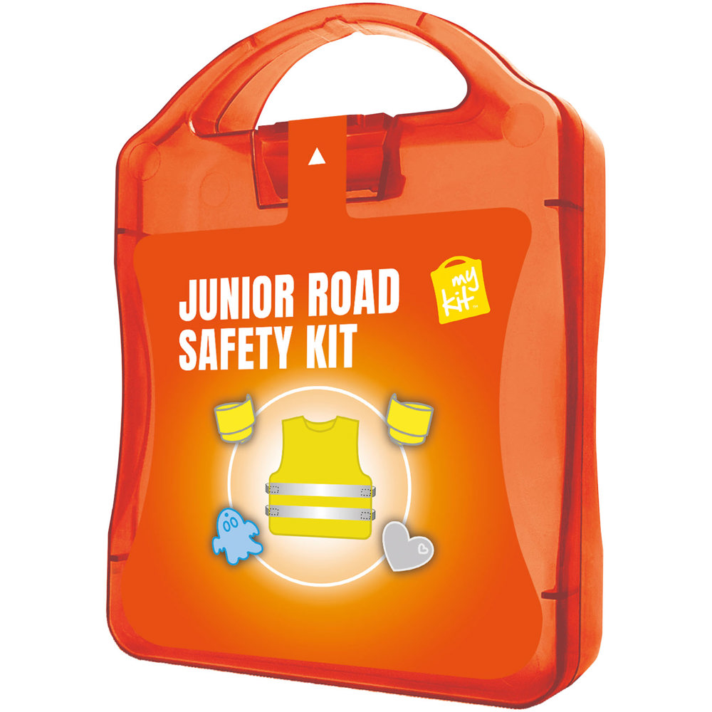 MyKit Mediuim Junior Road Safety kit - Transparant Rood