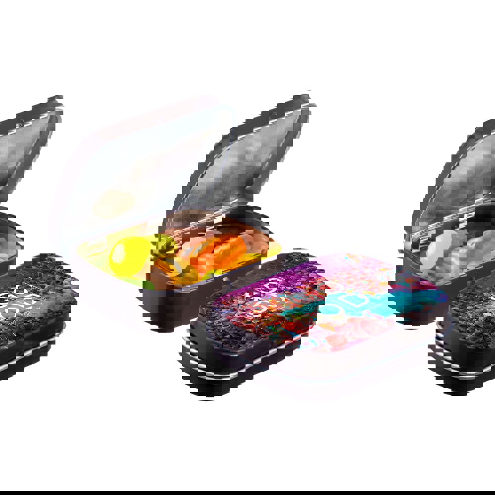 Mini scharnierblikje met snoep