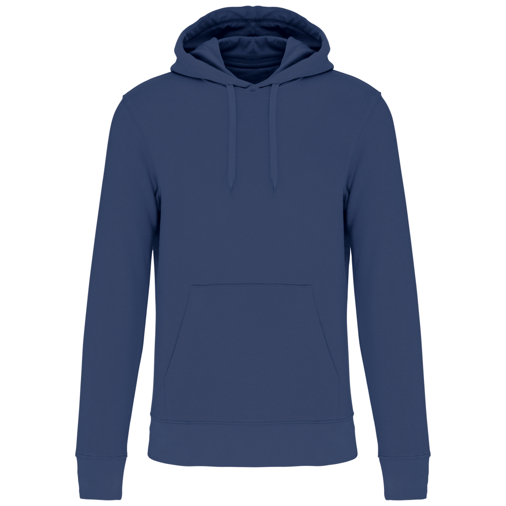 - Ecologische herensweater met capuchon - Deep Blue