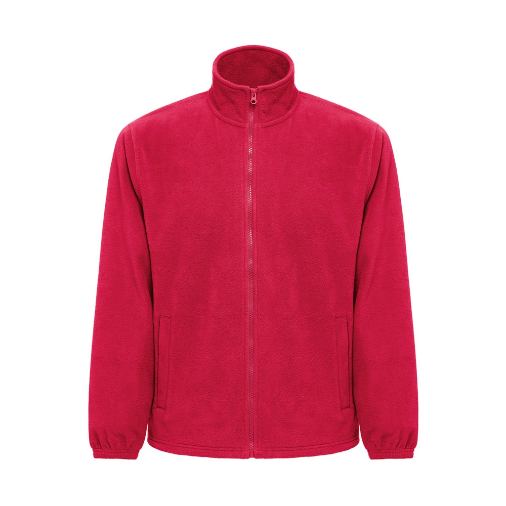 THC GAMA. Heren fleecejack met hoge dichtheid van polyester - Rood
