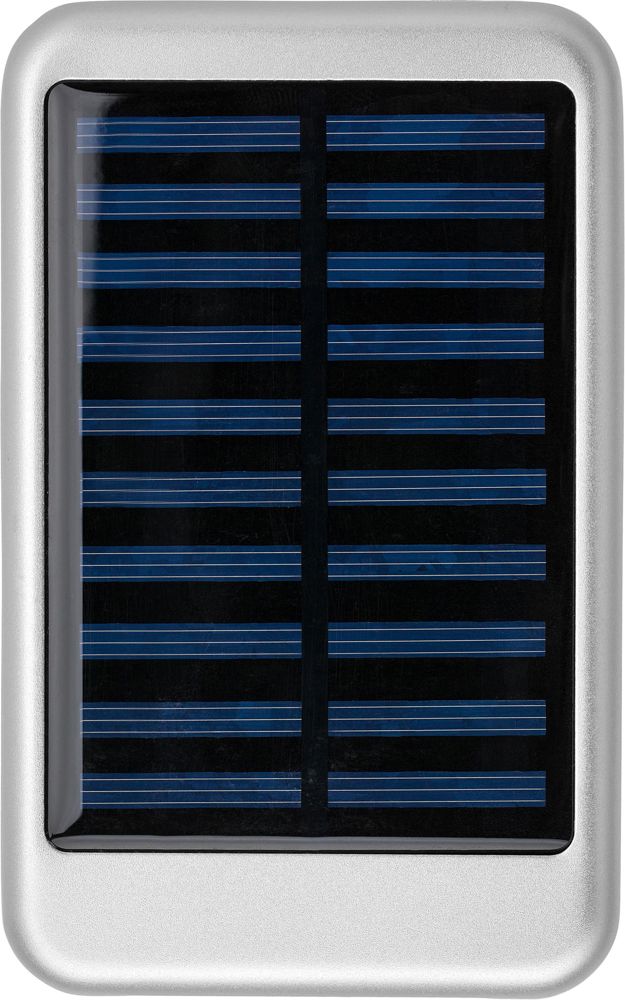 Chargeur solaire en aluminium Tycho - Zilver