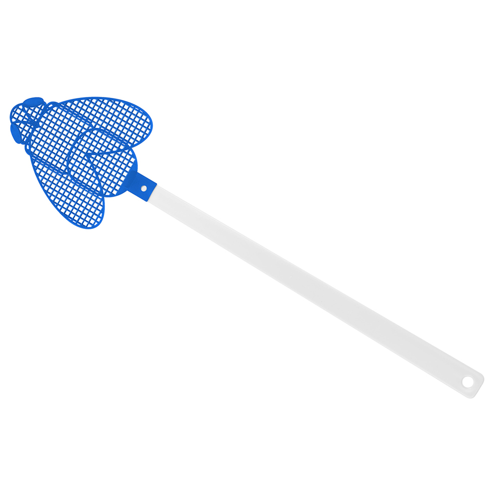 Vliegenmepper "Brummi" - wit/blauw