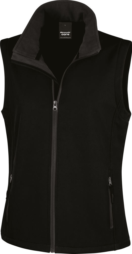 R232F - Core Ladies Printable Softshell Bodywarmer