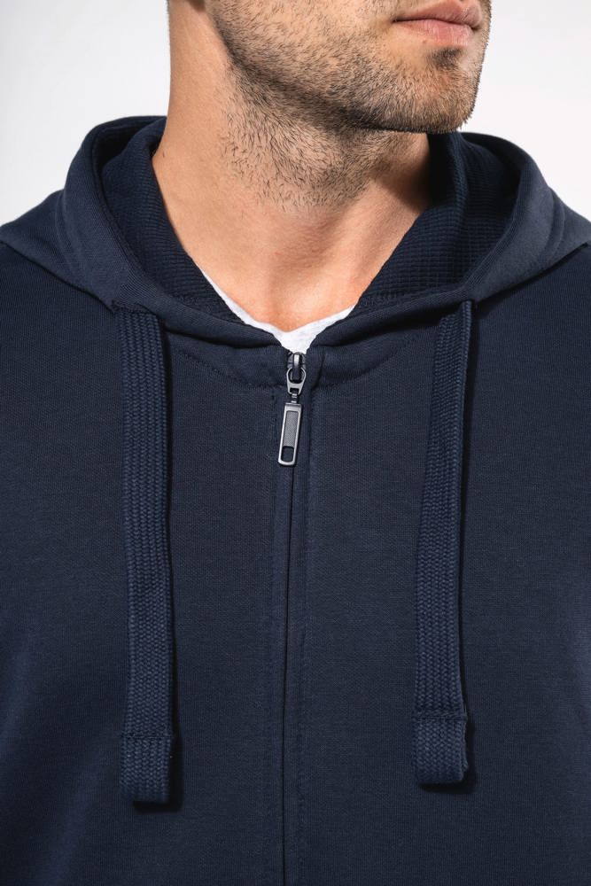 K454C - Hooded Sweater Met Rits