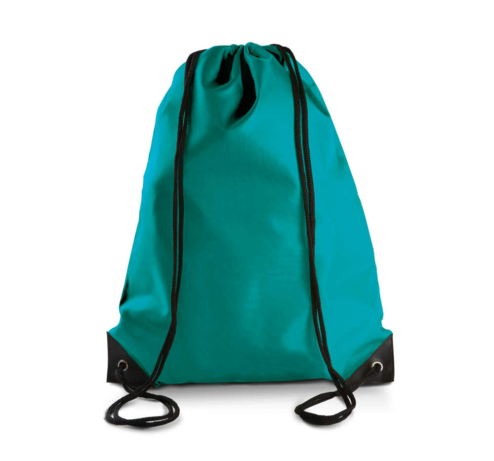 KI0104 - Rugzak met draagkoordjes - turquoise