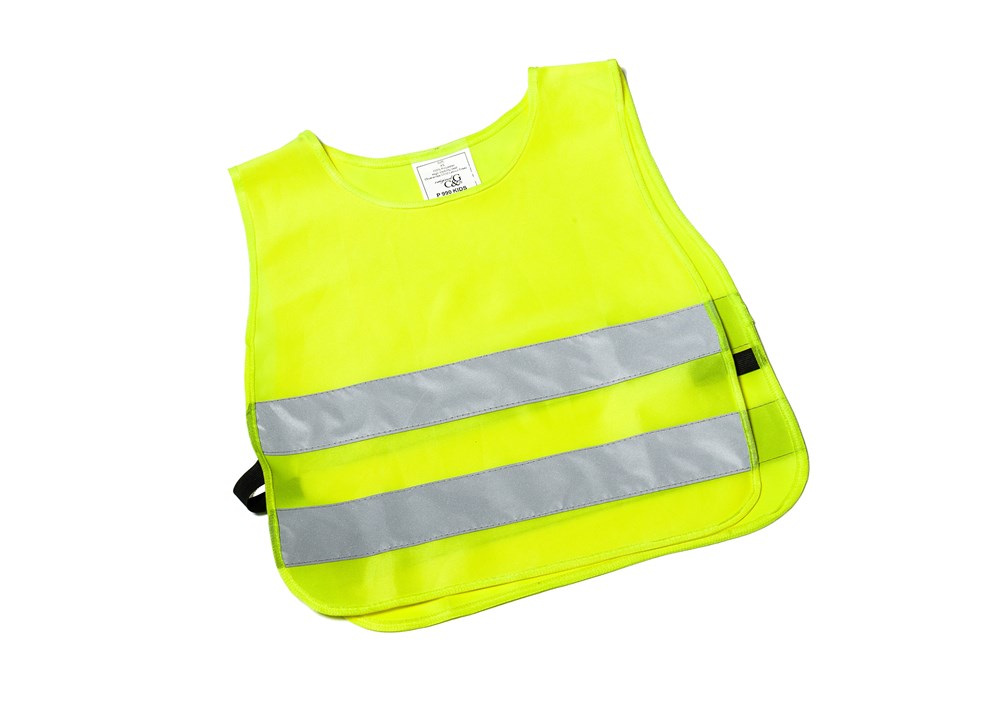 P990 - Fluo veiligheidsvest jumper kids - Fluogeel