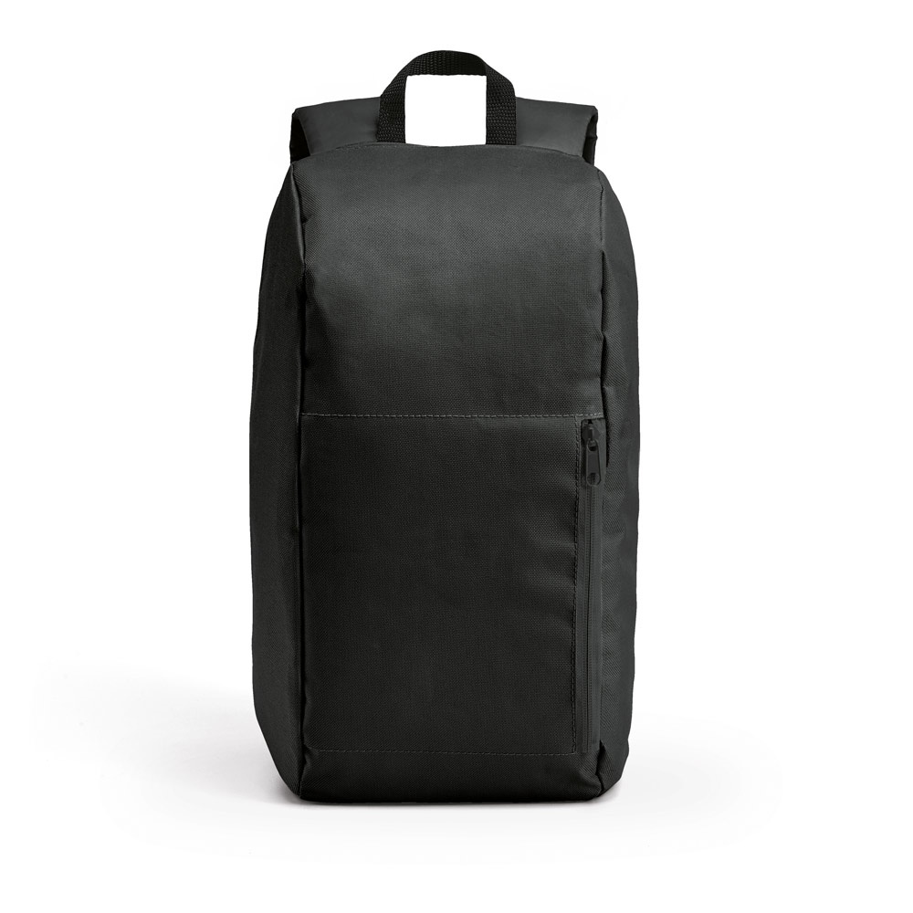 LUGANE. 600D polyester rugzak - Zwart