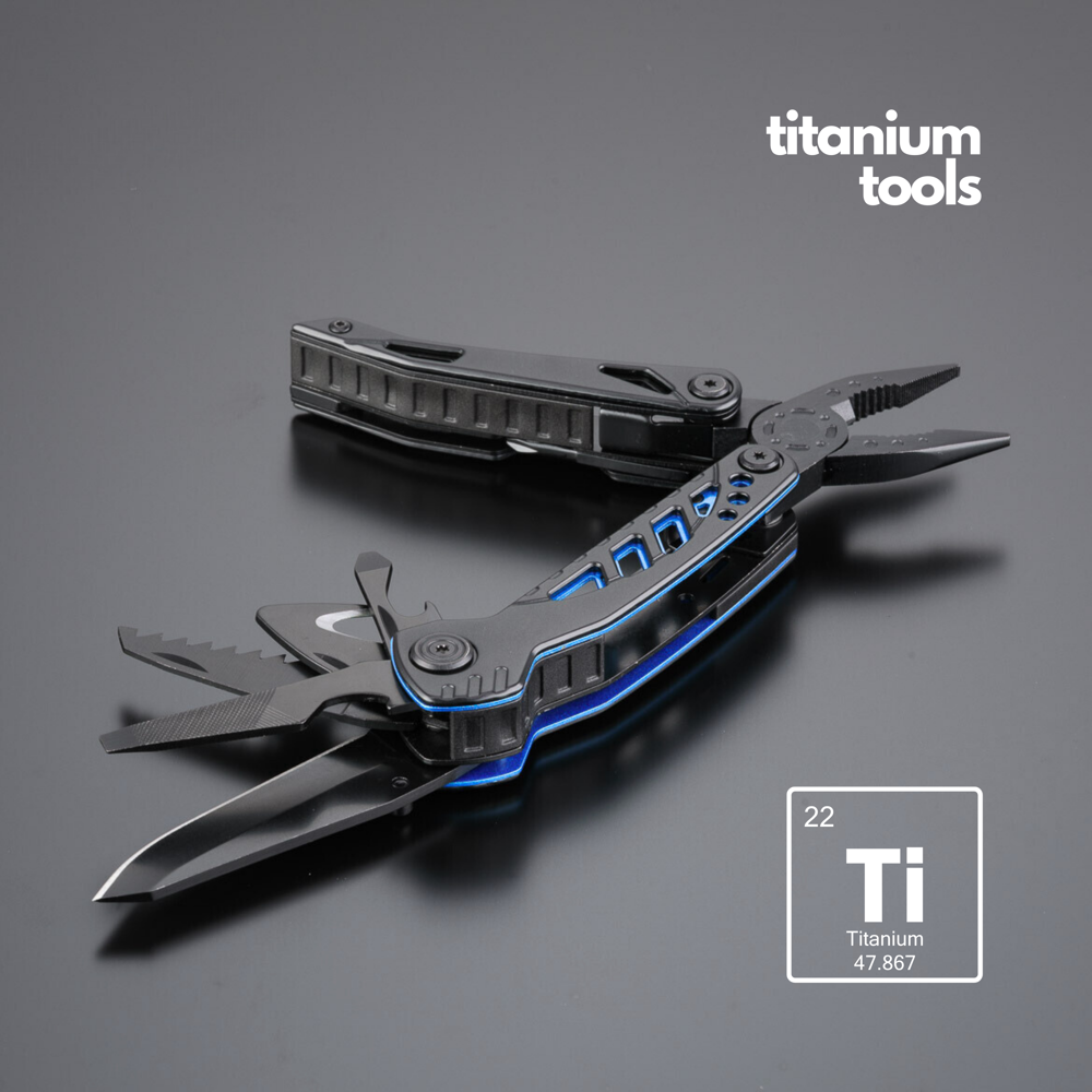Optima Set II: multitool, zakmes en middelgrote zaklamp