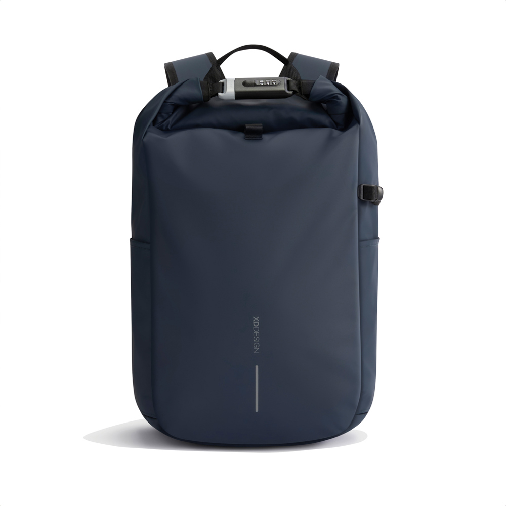 Urban waterbestendige anti-diefstal rugzak - donkerblauw, zwart (± PMS 296 C/ ± PMS Black)