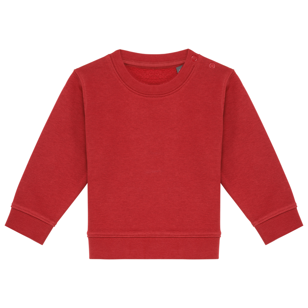 K835 - Ecologische baby sweater - Terracotta Red