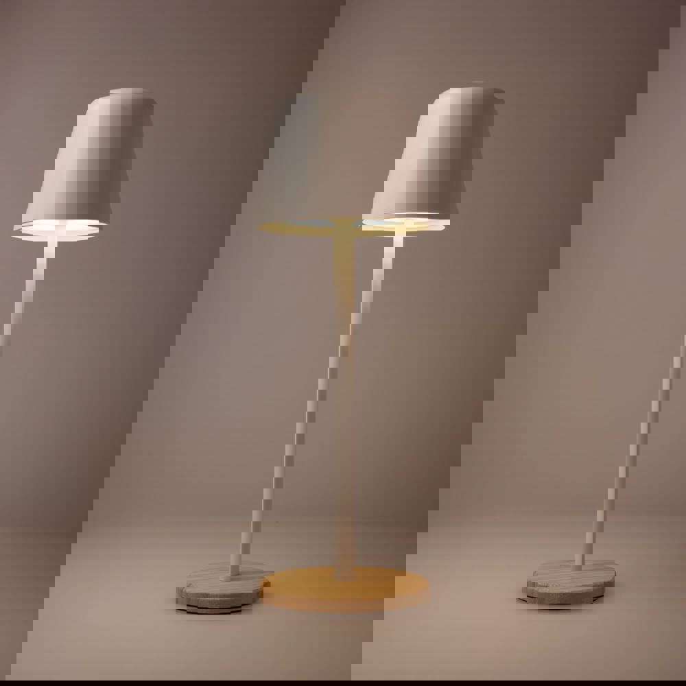 Solis Dimbare Tafellamp met Bamboe basis