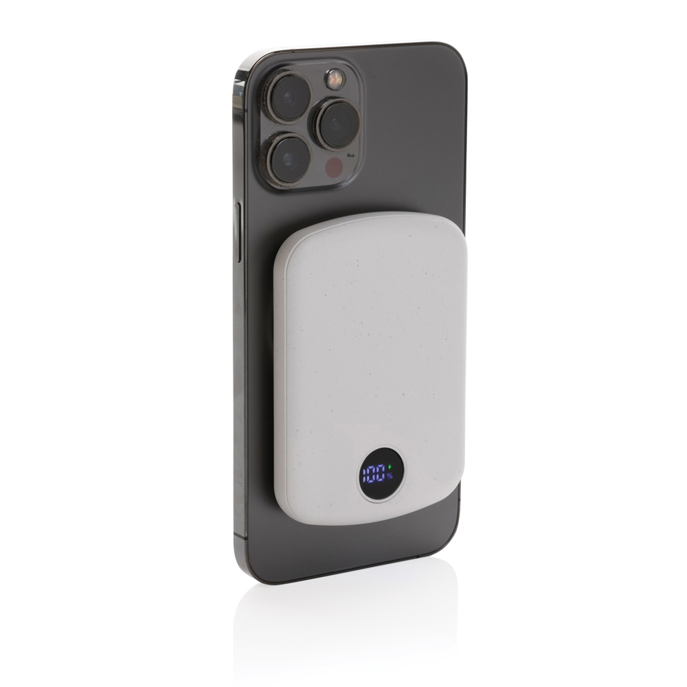 MagBoost gerecycled plastic 5000 mah magnetische powerbank