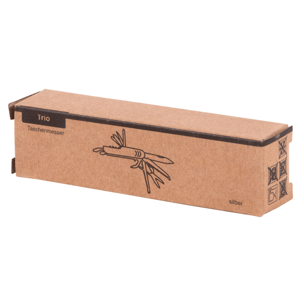 TRIO - 11 delig roestvrijstalen zakmes