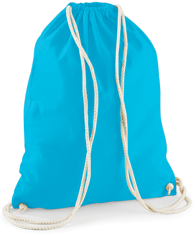 - Katoenen gymtas - Surf Blue