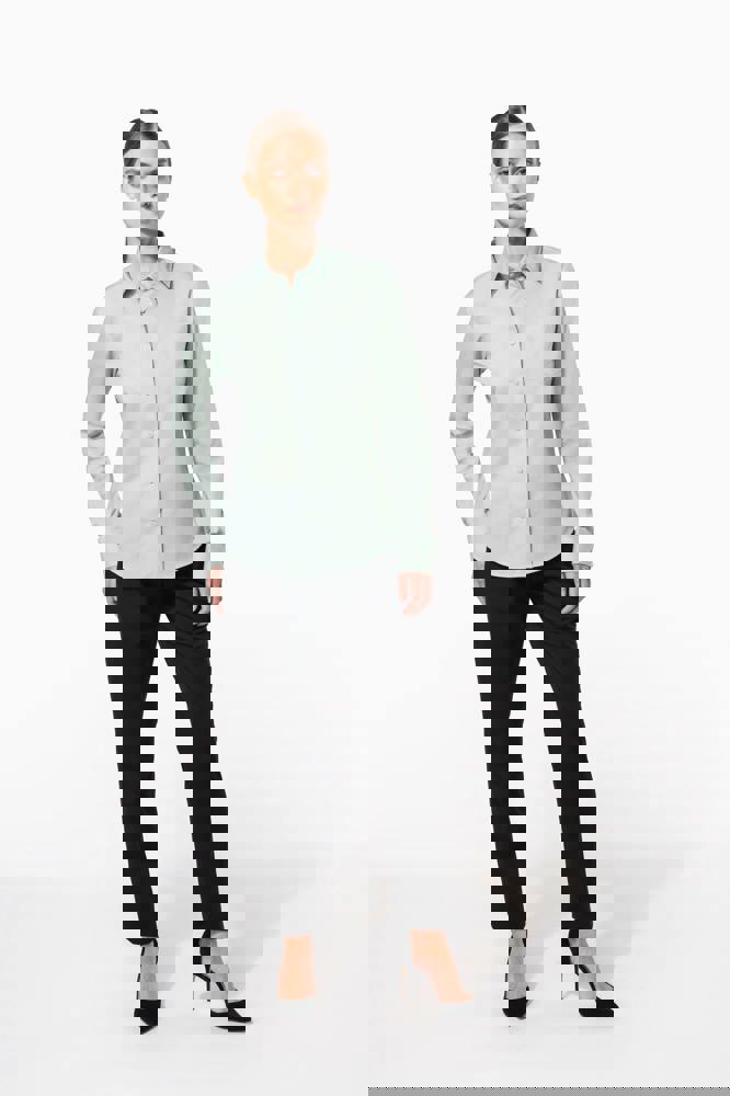 K549C - Overhemd in onderhoudsvriendelijk polykatoen-popeline dames