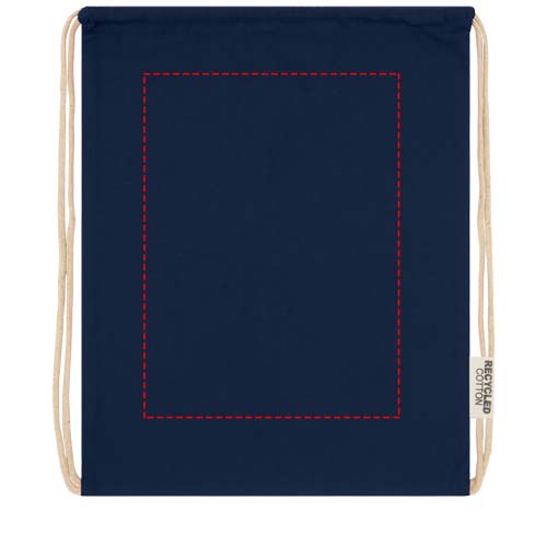 Oregon tas met trekkoord van 140 g/m² GRS gerecycled katoen