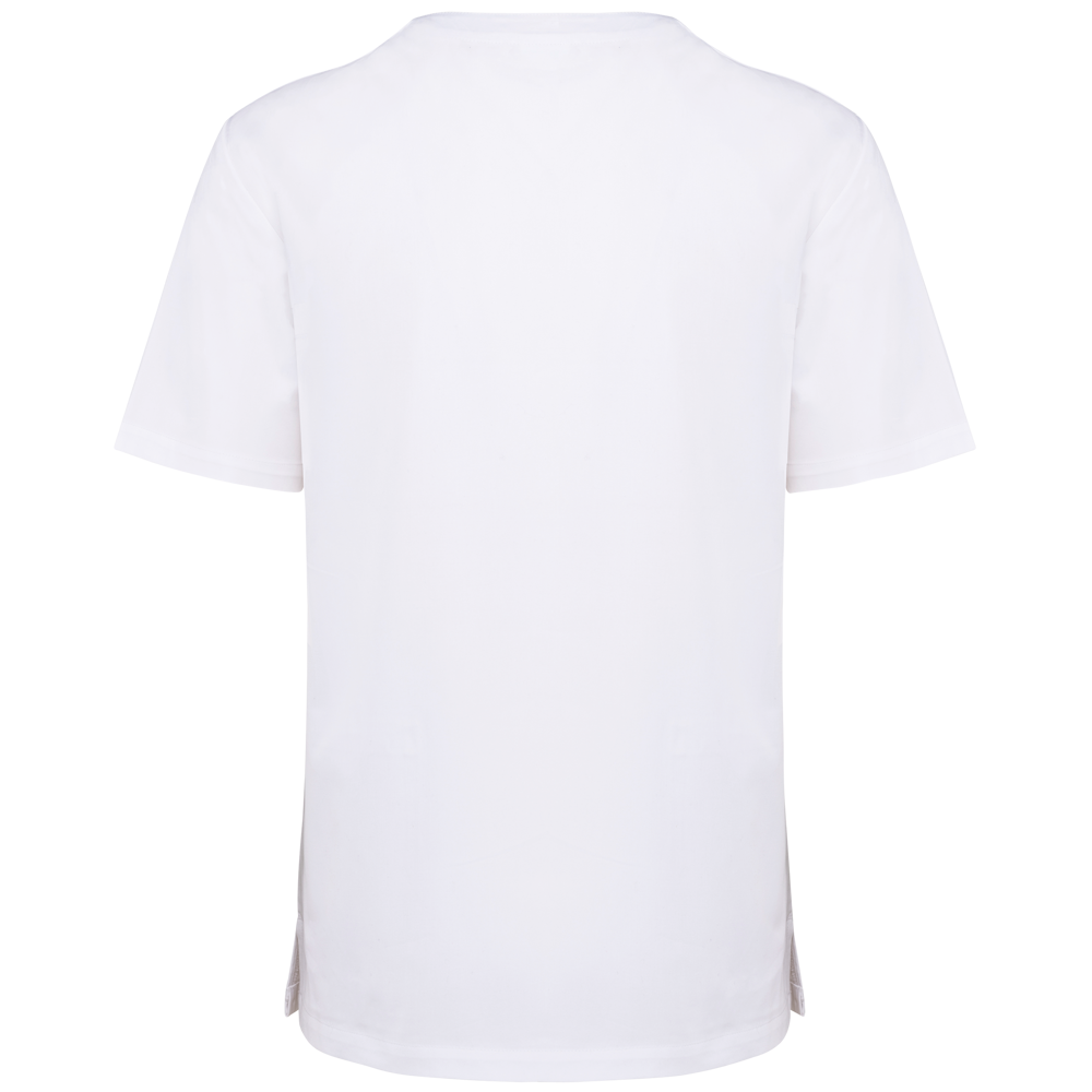 WK507 - Unisex tuniek met korte mouwen in polykatoen