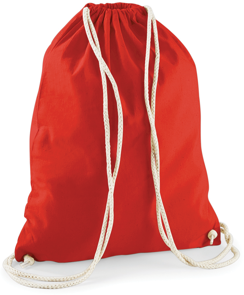- Katoenen gymtas - Bright Red