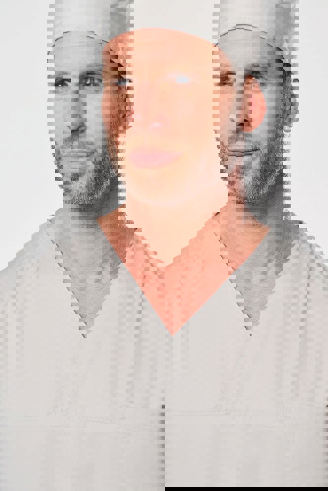 WK507C - Unisex tuniek met korte mouwen in polykatoen