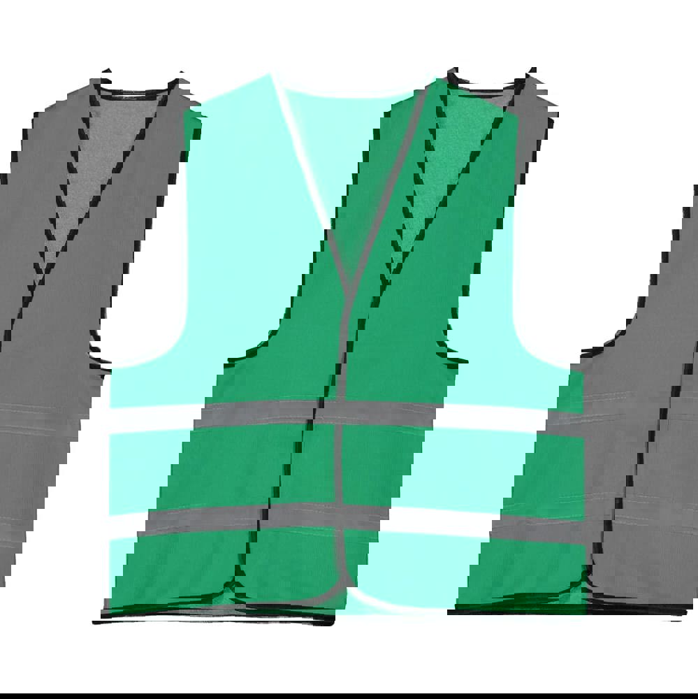 Kinder promovest reflecterend 6-12 jaar - Flessengroen (PMS 348C) / Flessengroen