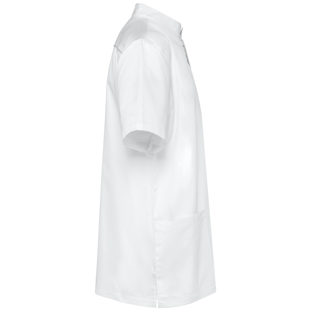 WK505 - Herenoverhemd in polykatoen met drukknopen