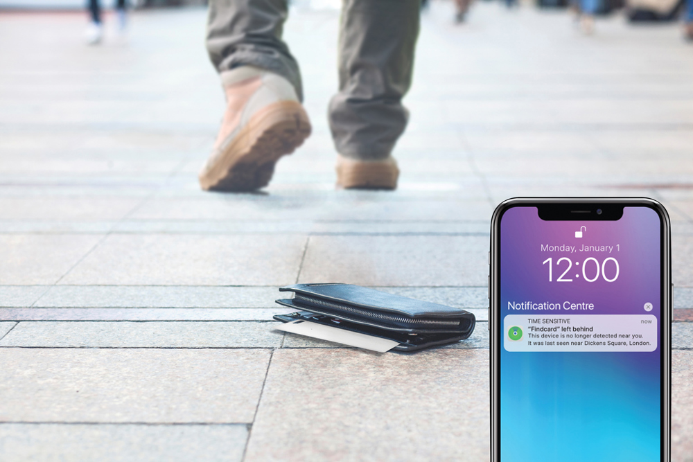 Findcard RCS rplastic kaart met wereldwijd lokaliseren