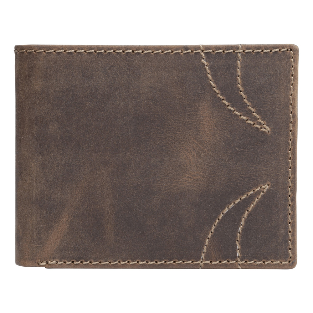 WILDERNESS I - Lederen billfold portemonnee