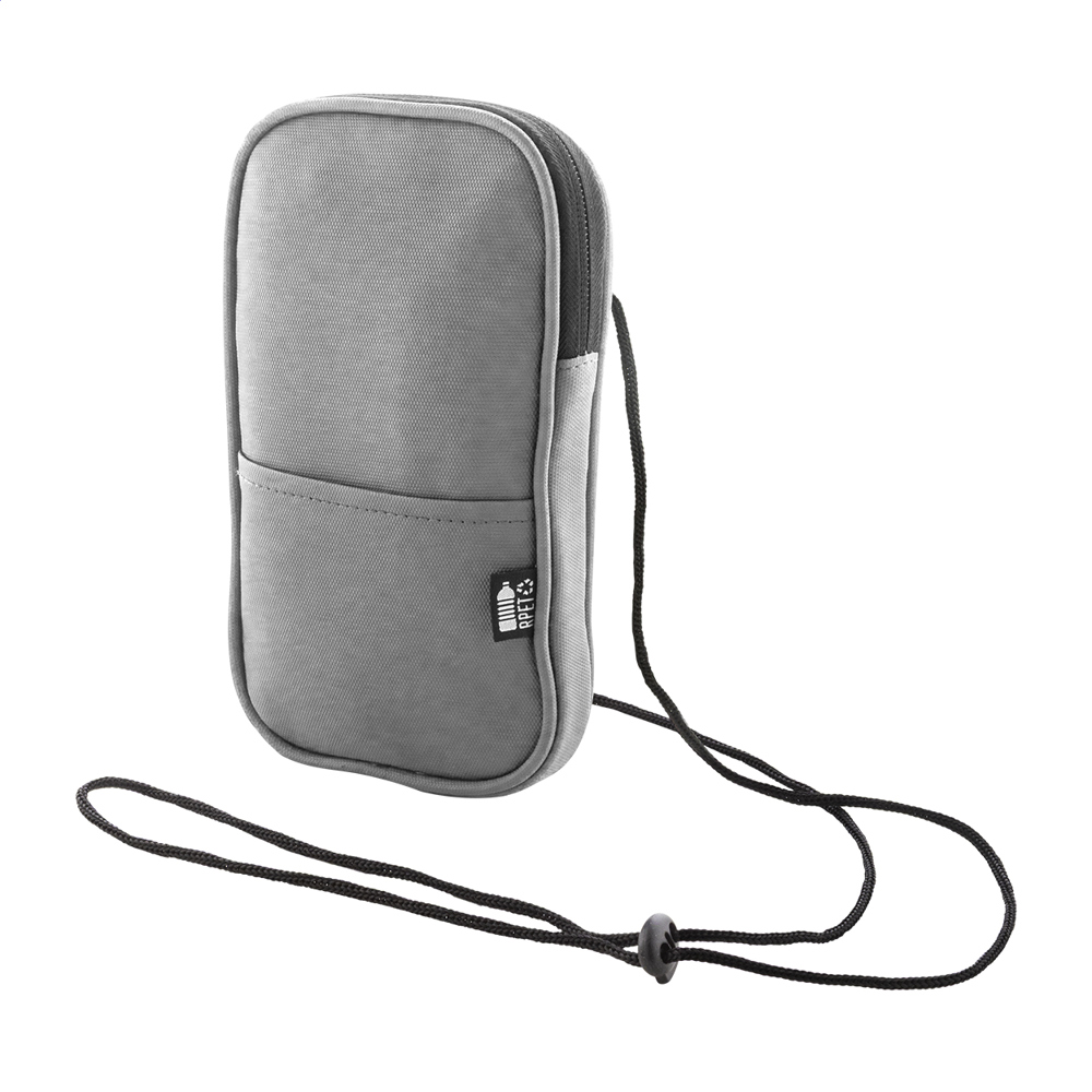 FestiFon - RPET crossbody mobiele tas - grijs