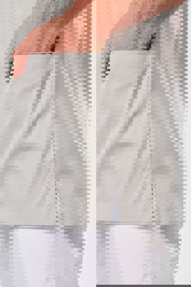 WK507C - Unisex tuniek met korte mouwen in polykatoen