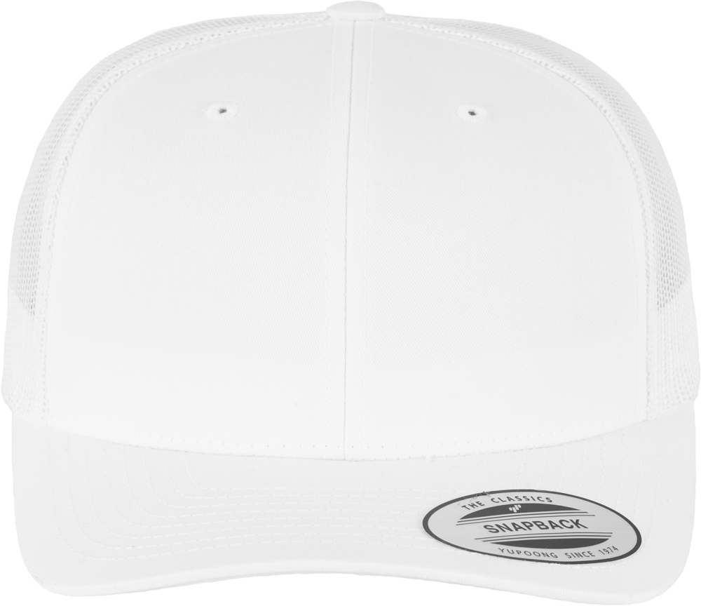 FL6606 - Pet Retro Trucker - White