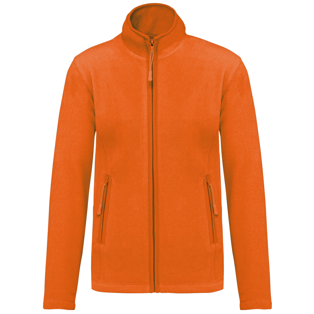 - Microfleece met rits dames - Orange
