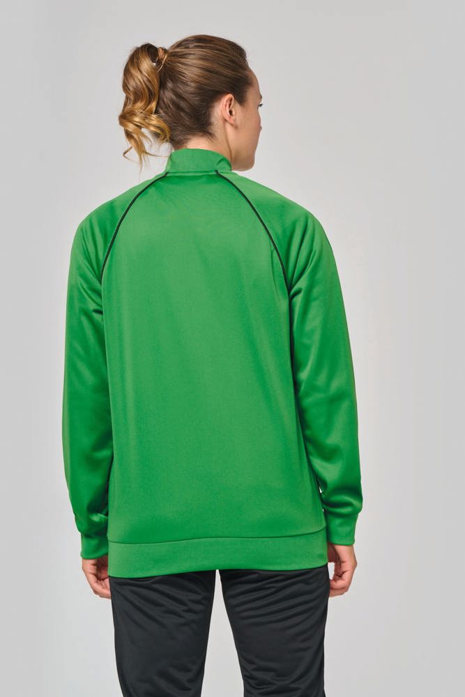 PA384 - Unisex trainingsjas met rits en biesje