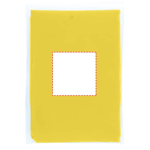 Ziva wegwerp regenponcho met opbergtasje